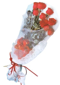 Ankara Balgat Elvankent �i�ek�i firma �r�n�m�z 9 adet k�rm�z� g�lden buket