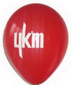 Tek y�ze tek renk logo , yaz� ve resim balon bask�s� 1000 adet 